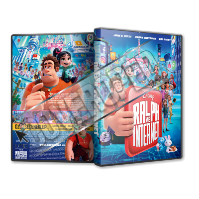 Ralph ve İnternet - Ralph Breaks the Internet - 2018 Türkçe Dvd cover Tasarımı